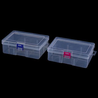 Warmwing Transparent Component Screw Storage Box Jewelry Display Practical Tool Box Plastic Container Box Tool Case Screw Sewing Box Electronic Components Hardware Tools Box VN
