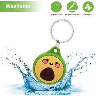 For AirTag Protective Case Silicone Keyring Protective Case Compatible with AirTags Protective Case for Apple AirTags Mini Apple AirTags Case Key Ring Case Lightweight Cover