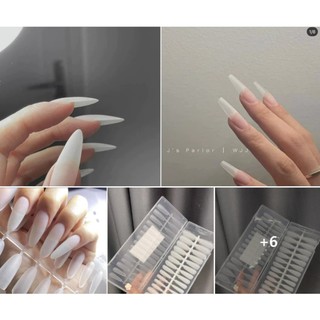 Móng úp nhám nhọn 240 móng dạng vỉ - manh219