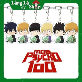 Móc khoá Mica anime Mob Psycho 100- Nhựa Cứng Acrylic In 2 mặt sắc nét ( ảnh thật )