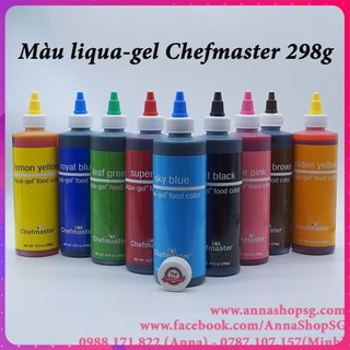 Màu thực phẩm liqua-gel chefmaster 298g