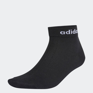Adidas tập luyện bộ 3 đôi tất cổ chân không đệm unisex đen ge6177