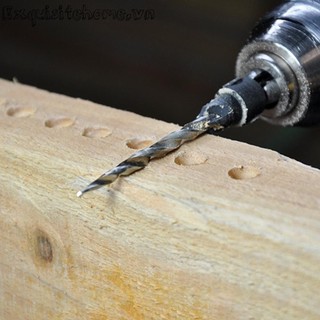 11 chiếc Hex Shank Taper Drill Counter Sink Hole Countersink Reaming Drill Bit