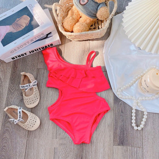 Bikini, đồ bơi trơn 2 mảnh cho bé gái