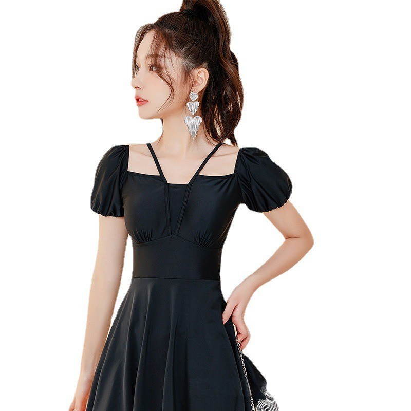 Đồ Bơi Nữ Phong Cách Mới Che Thịt Ôm Hơn Nhìn Cổ Tích ins Phong Cách Một Mảnh Đồ Bơi Eo Cao Sling Mùa Xuân Nóng Sw | BigBuy360 - bigbuy360.vn