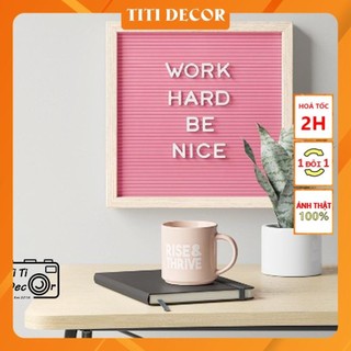 Bảng nỉ ghép chữ trang trí chụp ảnh, decor nhà cửa, cửa hàng