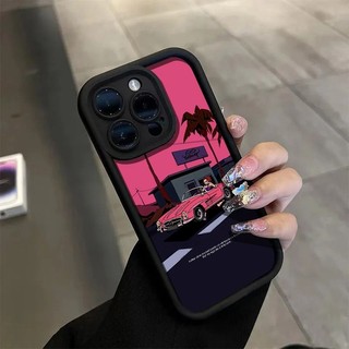 Thích hợp cho IPhone 11 12 Pro Max X XR XS Max SE 7 Plus 8 Plus IPhone IPhone 13 14 15 Pro Max Ins Style Beautiful View Pretty Girl và Sport Car Advanced Sense Phone Case