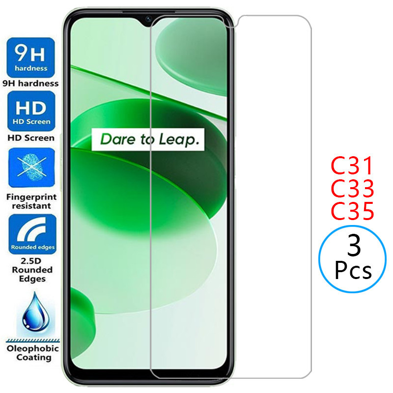 Kính cường lực bảo vệ cho realme c31 c33 c35 bảo vệ màn hình trên realmi c 31 33 35 31c 33c 35c phim