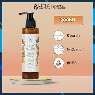 Sữa Rửa Mặt Nghệ Nhân Sâm MELA