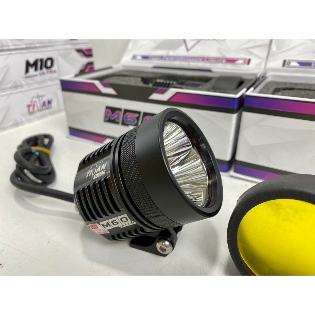 Trợ sáng Titan M60 plus 60w, đèn trợ sáng red lighting x-light olight omg L4x SE utra osram