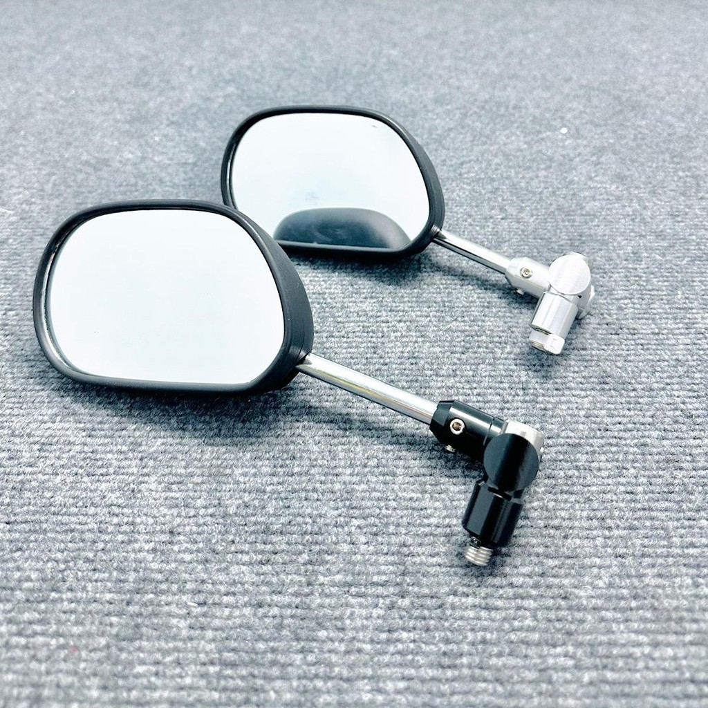 ￼Kính xe máy kiểu SPARK chân xi bóng kèm chân xoay 360 độ gắn nhiều loại xe (ren thuận)