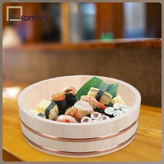 Bát Cơm Sushi Gỗ Cơm Tròn Trộn Xô Cơm Nhật Bản Cho