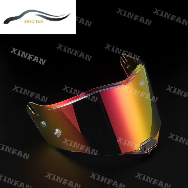 Xf LS2 THUNDER FF805 Mũ bảo hiểm xe máy Tấm che LS2 FF805 Trong suốt Chrome Red Extra Shield