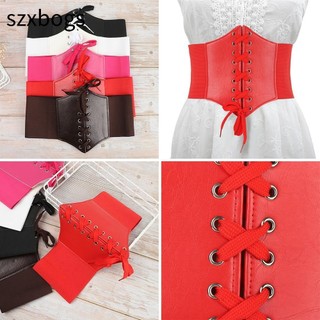 szxbogs Gothic Co Giãn Corset Thắt Lưng Thân Thiết Trước Thắt Lưng Da Corset Bustier Top Eo Shaper Nữ Cô Gái Tập Thắt Lưng Cincher Dây Thắt Lưng / Nhiều Màu