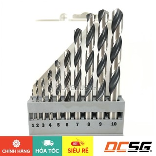 Bộ mũi khoan kim loại 1.0-10mm Hss-P Bosch 2 068 577 348 (10 chi tiết/bộ)