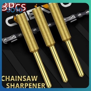 ♫ 3 dụng cụ mài cưa xích hình trụ phủ kim cương 4/4.8/5.5mm dụng cụ mài cưa xích đá dũa cưa xích dụng cụ mài khắc dụng cụ mài
