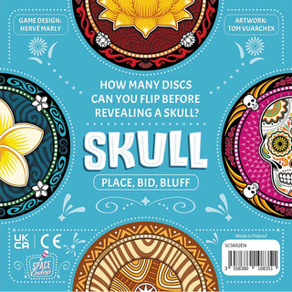 Skull Party Game - Bluffing and Strategy Board Game