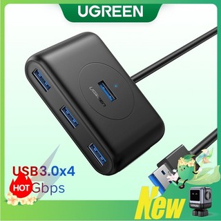 Bộ chia 4 cổng USB 3.0 UGREEN tốc độ cao thích hợp cho MacBook/Mac Air/Mac ProMini/iMac/Surface Pro/XPS/ổ USB
