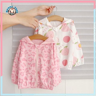 Quần áo trẻ em mỏng mát áo chống nắng trẻ em mùa hèÁo Bé Cotton Nguyên