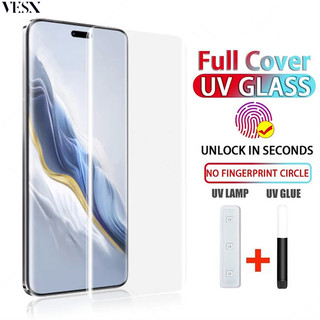  Kính cường lực toàn màn hình keo UV Cho Honor Magic 8 7 6 5 Lite 4 3 Ultimate Pro Power 4G 5G 2025 