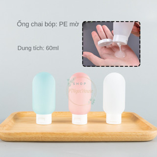  Chai Chiết Dầu Gội Mỹ Phẩm Du Lịch 60Ml Dạng Gel Nhiều Màu Tuýp Chiết Sữa Tắm Tiện Lợi 