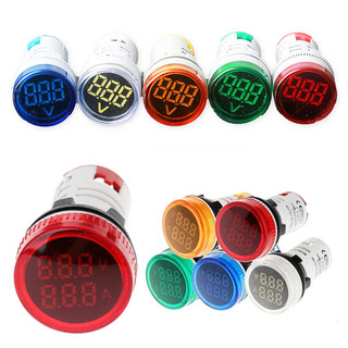 Ac 20-500v led màn hình kỹ thuật số vôn kế đèn báo điện áp