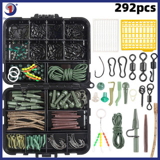 Dominant 292 cái / hộp cá chép dụng cụ câu cá phụ kiện bộ móc khối đậu xoay dụng cụ câu cá