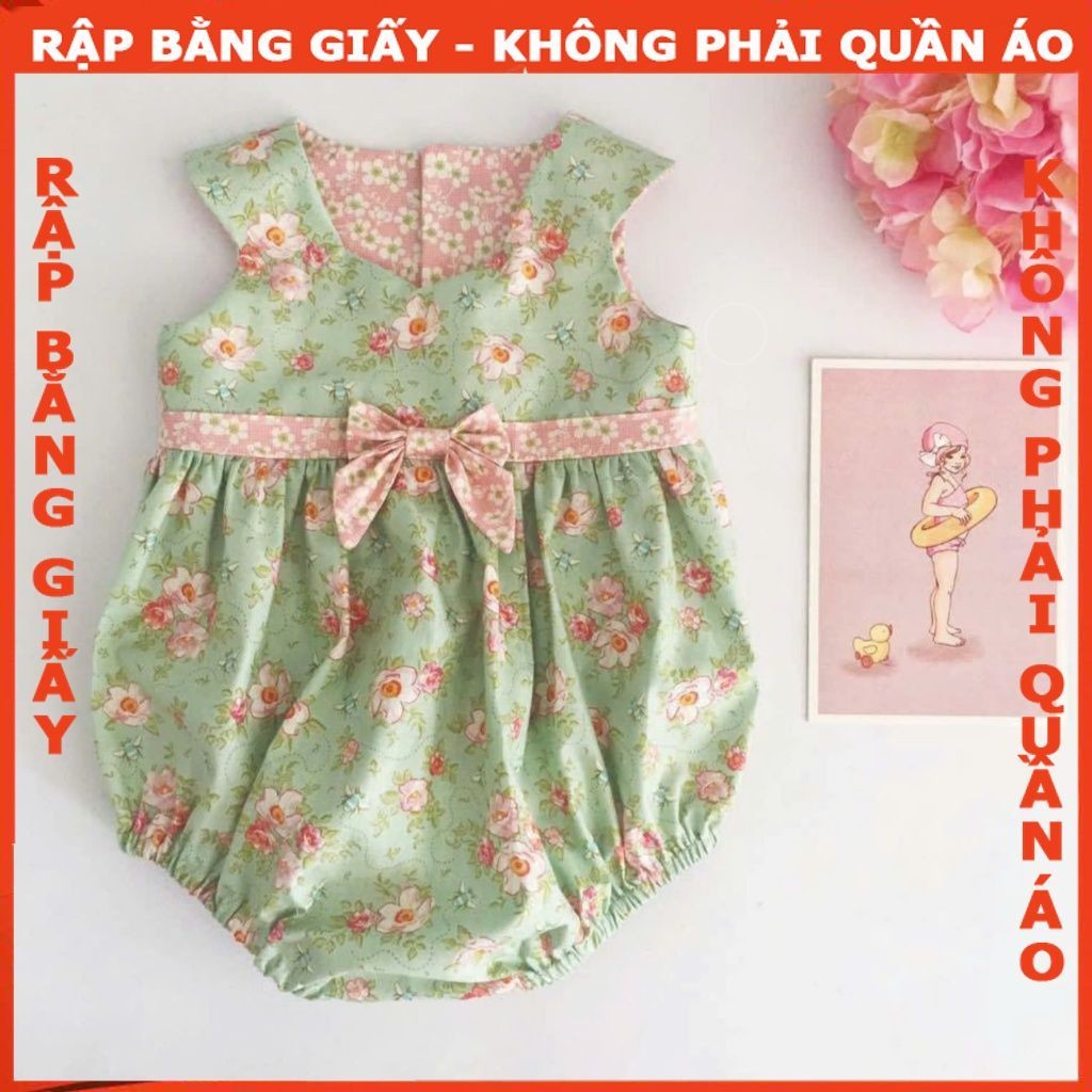 Rập giấy A0 mã R267 -Rập jum bé gái