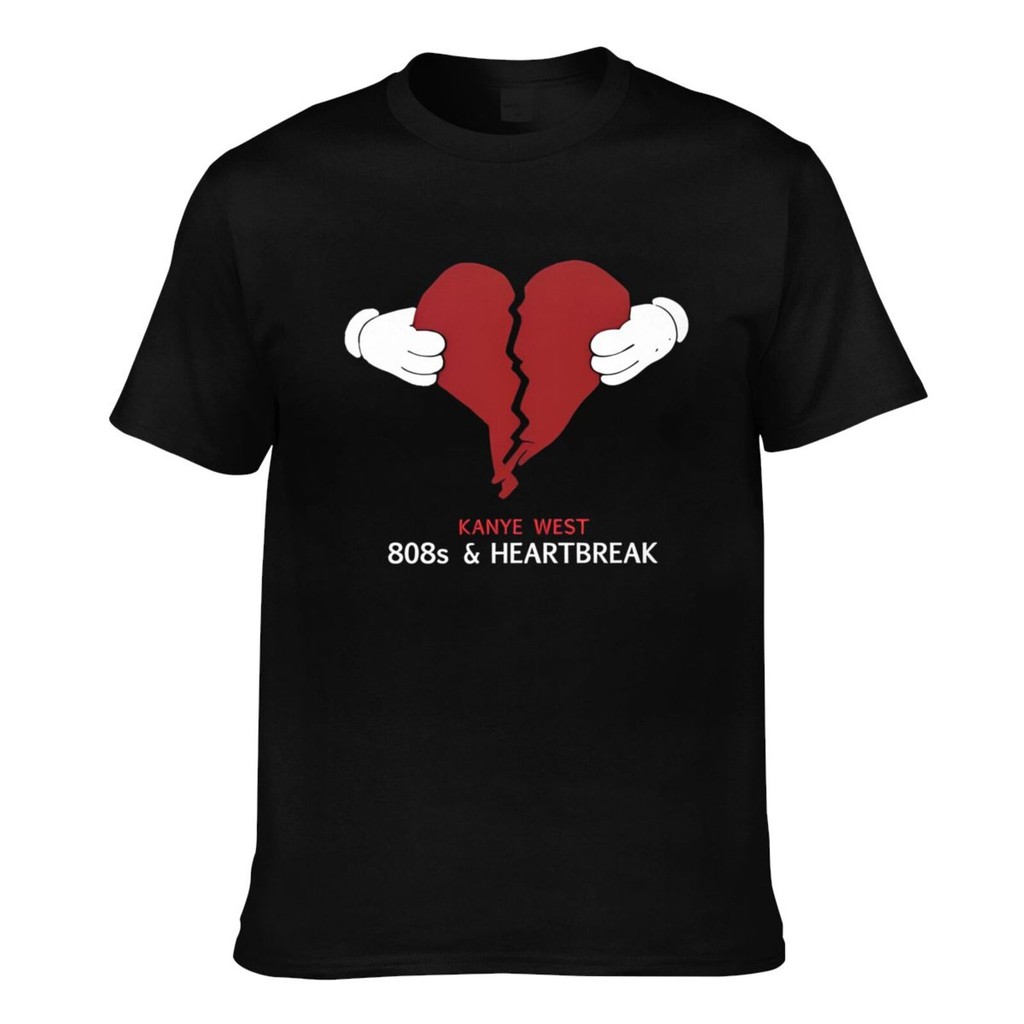 Áo thun nam ngộ nghĩnh thiết kế mới Kanye West 808S Heartbreak