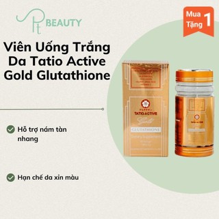 Viên Trắng Da Tatio Active Gold Glutathione Nhật Bản 1850mg