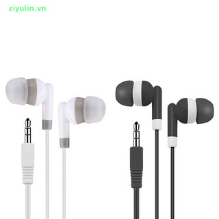 Ziyulin tai nghe có dây 3.5 mm tai nghe thể thao có bass stereo tai nghe tai nghe tai nghe cho điện thoại không mic vn