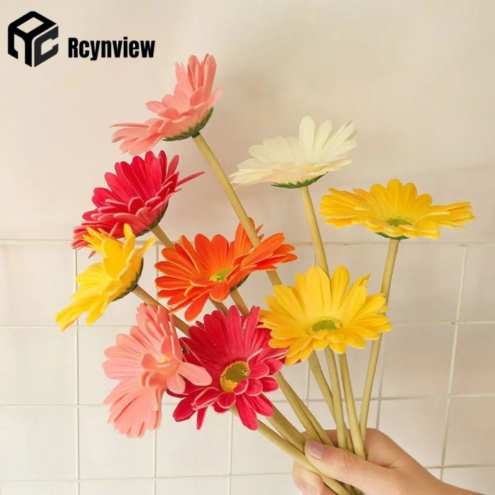 Daisy Flower Artificial Flowers Silk Flower For Wedding Decoration DIY Fake Flower Bouquet Gerbera C