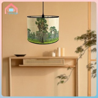 Chụp Đèn Để Bàn E27 Bằng Tre
