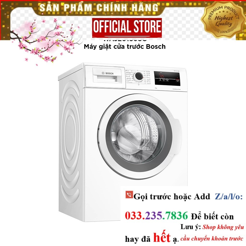 >Sale< Máy Giặt Lồng Ngang 8kg Bosch WAJ20180SG Series 4