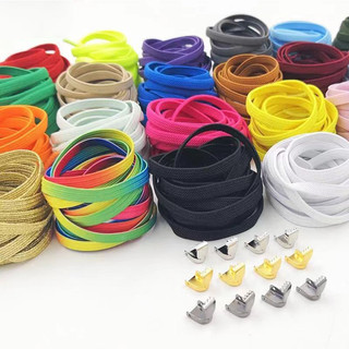 Cod Dây Giày Co Giãn Cho Giày Thời Trang Khóa Ren Giày Khóa Ren Không Dây Buộc Giày Ren Giày Flat Tali Ng Sapatos Phụ Kiện Giày Phù Hợp