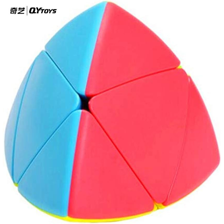 Qiyi Pyramorphix Stickerless Magic Cube Mastermorphix 2x2 Stickerless Speed Cube Puzzle
