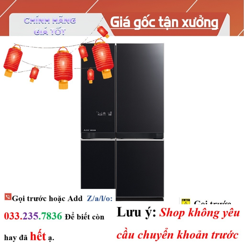 <new> Tủ lạnh Mitsubishi Electric Inverter 580 lít MR-LA72ER -GSL-V