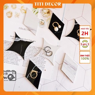 Dĩa hình học nhỏ trang trí chụp ảnh, decor nhà cửa, cửa hàng