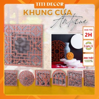 Khung cửa sổ Antique đậm chất phương Đông - TiTiDecor