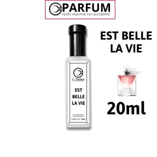 Nước hoa nữ est belle la vie 20ml chính hãng c-parfum thơm lâu hương ngọt ngào quyến rũ hiện đại