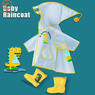 Áo mưa trẻ em YA ZHOU LONG Áo mưa hoạt hình cho bé trai và bé gái poncho khủng LONG dễ thương cho bé