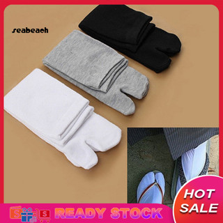 1 Đôi Dép xỏ ngón Kimono Nhật Bản Unisex Mũi Tabi Ninja Geta Tất