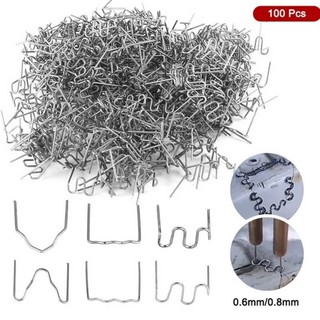 100 cái 0.6 / 0.8mm kim bấm nóng cho bộ sửa chữa máy hàn nhựa cản xe