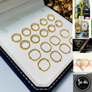 Charm tròn - ốp xuyên - ôm bi chủ Ốp bi- Ốp Lồng - V àng 10kara - 2 size cực đẹp đỉnh - Shop pro mix handmade