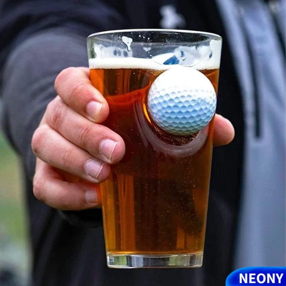 Neony Golf Bia Cốc, Golf Nhúng Thủy Tinh Golf Bóng Pint Cốc Thủy Tinh, Bộ Rượu Kỷ Niệm Golf Bia Ly