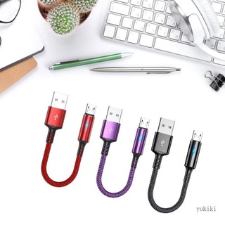 Cáp ngắn Kiki USB sang Micro USB 2A Dây dữ liệu sạc nhanh cho máy tính bảng điện thoại di động