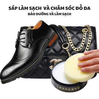  Sáp làm sạch sáng da - Xi bảo dưỡng đồ da giày da áo da túi xách - Saddle soap 