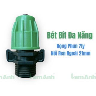 Béc Bít Đa Năng Kèm Nối Phi 21 ( Phun Ngang Hoặc Phun Cao Tuỳ Chỉnh ) - Lam Anh