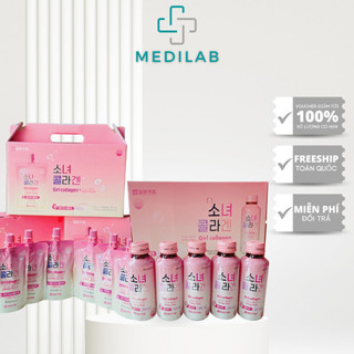 Nước Uống Đẹp Da Collagen Girl 100ml/Chai Giữ Da Căng Mướt, Bổ Sung Dưỡng Chất Cho Cơ Thể