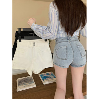 Quần nóng bó sát gợi cảm dành cho nữ mùa hè Quần short Denim cạp cao